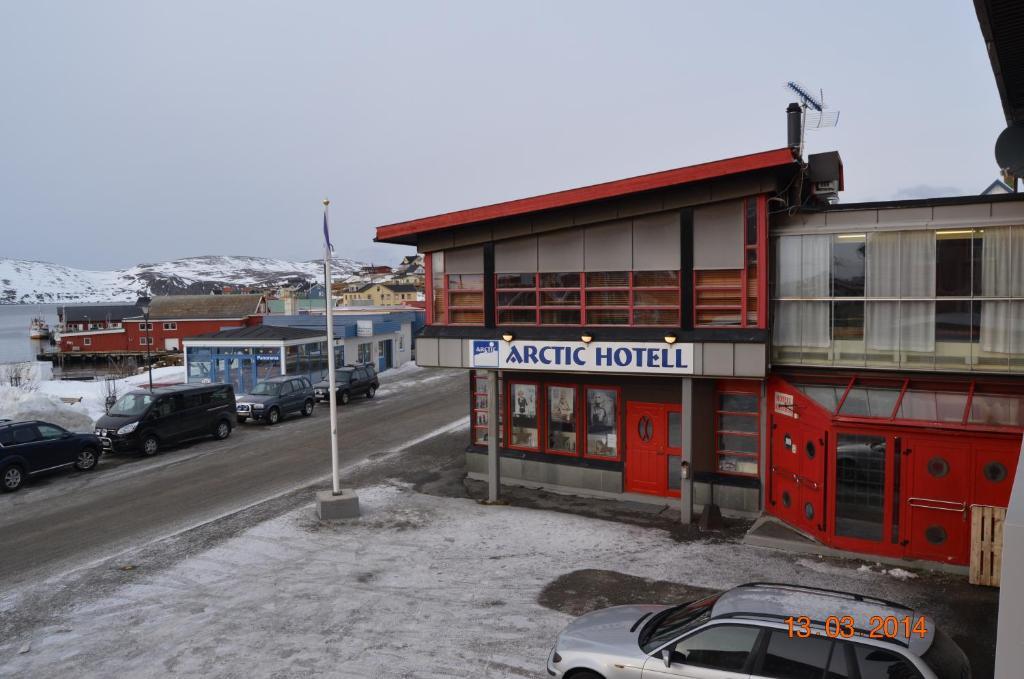 Mehamn Arctic Hotel Buitenkant foto